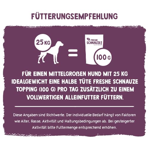 Bosch Freshe Schnauze - fruchtiger Obstgarten 8 x 200 g | Topping für Hundefutter | Für Trockenfutter und Nassfutter geeignet | mit frischen Äpfeln, Birnen & Blaubeeren