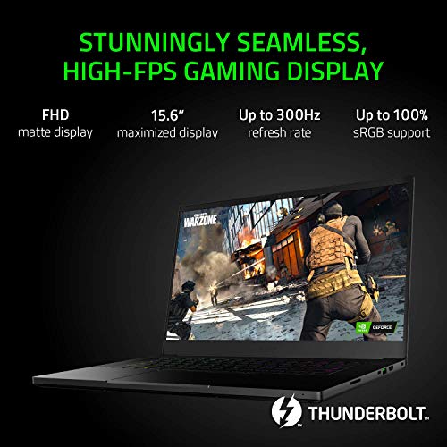 Razer Blade 15 Gaming Laptop 2020: Core I7-10875H 8-Core, Nvidia Geforce Rtx 2080 Super Max-Q, 15.6” Fhd 300Hz, 16Gb Ram, 1Tb Ssd (Renewed) #TOP3