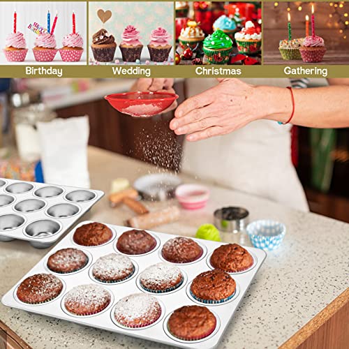 Homikit Muffin Tin 12 Cup - Image 4