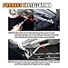 2PCS Car Trunk Lid Spring, Adjustable Metal Automatic Trunk Spring Lifting Device Tool Stainless Steel, Lifter Replacement Accessory Open Tool for Remote-Controlled Auto Lid