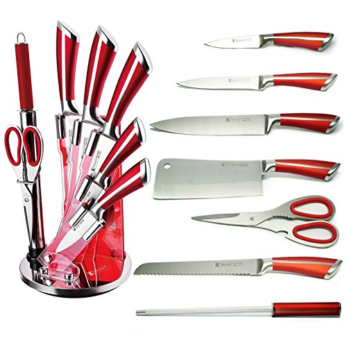 Bloc couteaux bordeaux 8 pièces impérial collection