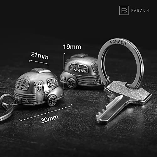FABACH Camper Schlüsselanhänger - Wohnwagen Geschenk für Camper - Van Accessories Miniatur - Camping Geschenkideen für Wohnwagenfahrer