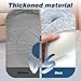 Terixe 6-Pack Square Mop Replacement Pads for True and Tidy - 9x9 Inch Microfiber Refills Compatible with Most Square Spin Mops
