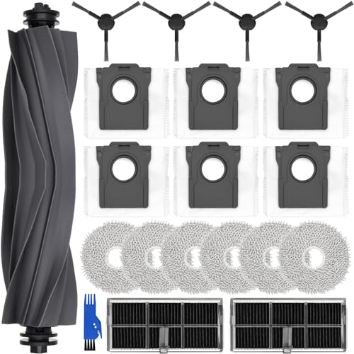 La mejor selección de Paños para aspiradoras para comprar online. 48 Repuesto de Accesorios para Dreame L10s Pro Ultra Heat / X30 Ultra / L10s Ultra Gen 2 Robot Aspirador, 1 Cepillo de Rodillo, 2 Filtros, 4 Cepillos Laterales, 6 Paños de Trapeador,...