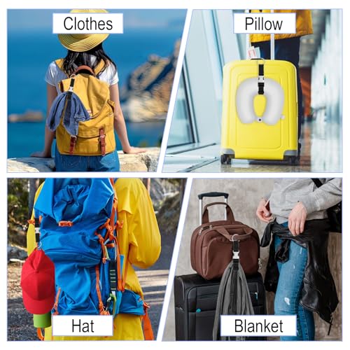 Image of 3 Pcs Heavy Duty Luggage Straps - Adjustable Suitcase Belts with Jacket Gripper - Travelkin Accessories for Secure Travel Add-A-Bag Valises Strap