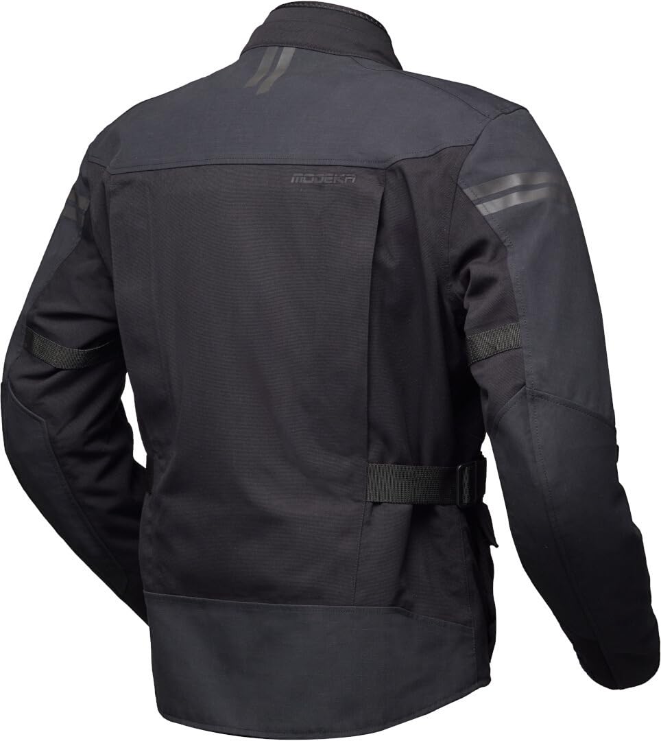 Modeka Paneo LT wodoodporny motocyklowy podnośnik tekstylny, czarny, XL