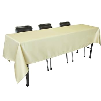 Amazon｜テーブルクロス 長机用 (ベージュ/長方形 / 105×240cm