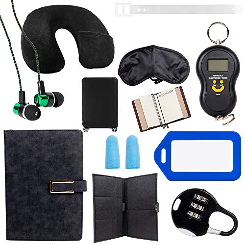 Samsonite Omni Hardside Nested Luggage Spinner Set, Charcoal w/ 10pc Accessory Kit