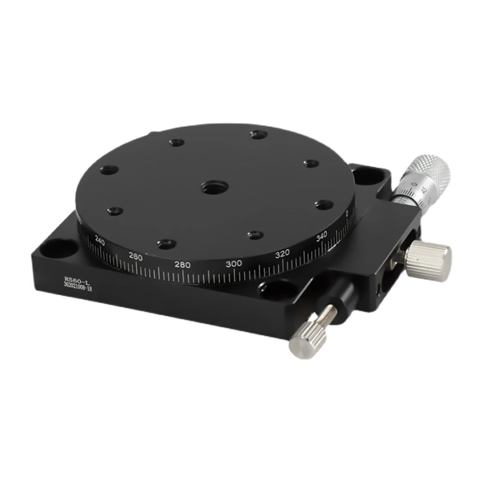Micrómetro rotatorio óptico de Alta precisión con Ajuste Angular de 360 Grados y Desplazamiento R 60 mm RS60-L RSP60-L (RSP60-L)