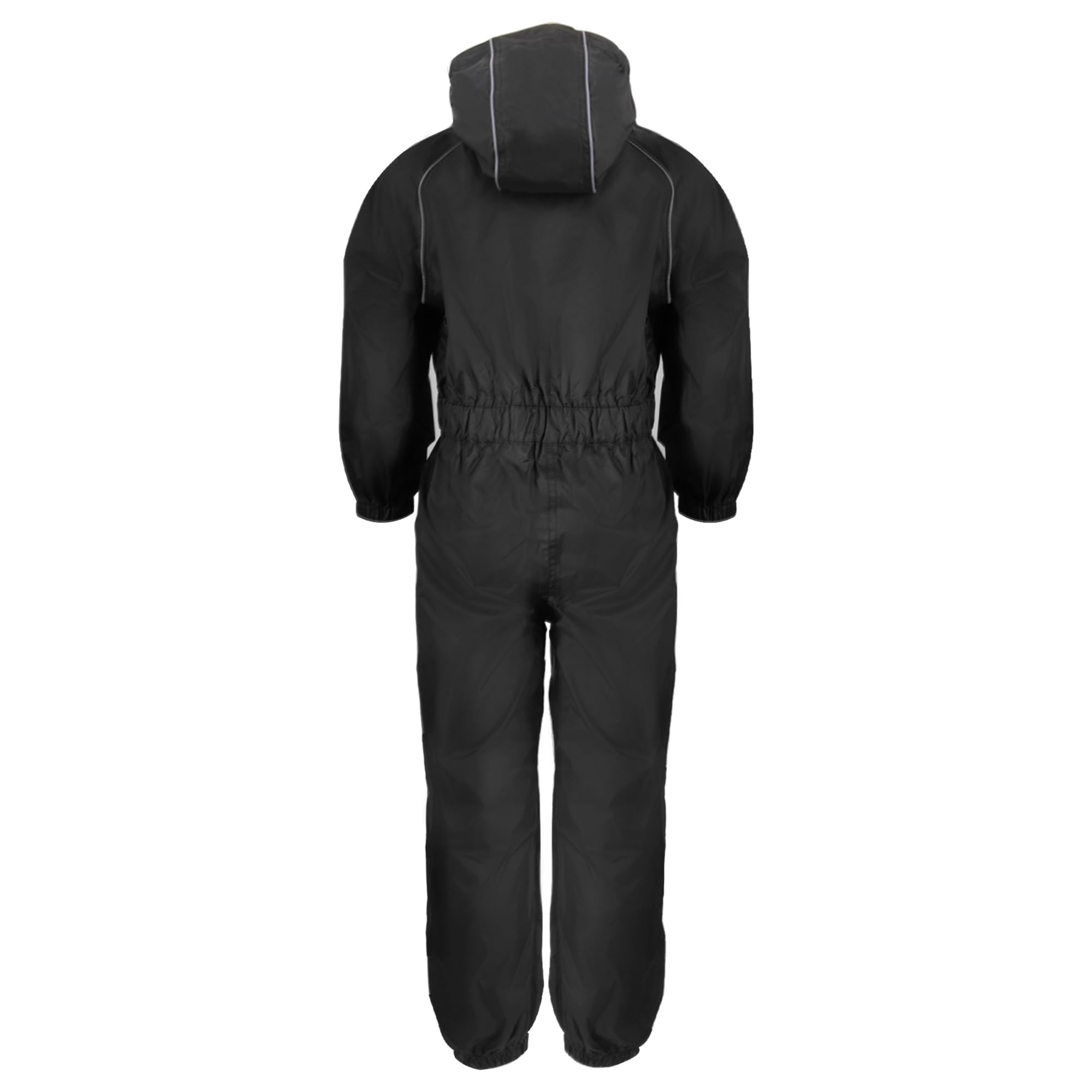 Zorax Combinaison de pluie imperméable tout-en-un légère pour garçons et filles - Unisexe - Coupe-vent - Avec capuche - Sac de transport
