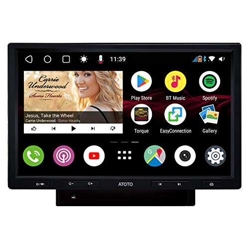 [10-inch zwevend display] ATOTO S8 Premium S8G2103M, in-dash navigatie/Android-autoradio, octa-core CPU, 2 BT met aptX, telefoonlink, QLED-display, VSV Parking, ondersteuning voor 512 GB SD en meer