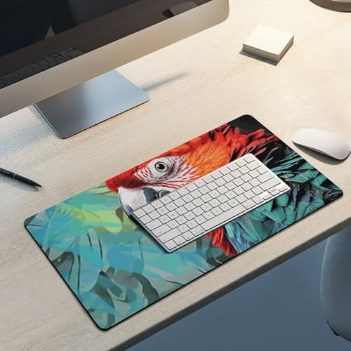 Colorful Parrot Desk Pad Large Protector de Escritorio miniatura 5