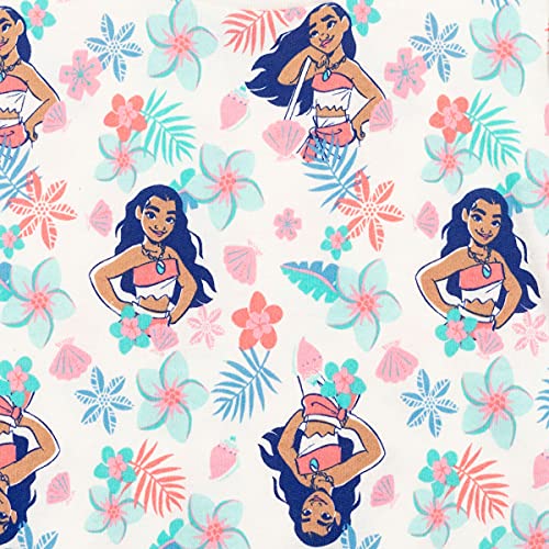 Disney Suéter pulôver Princesa French Terry: Mulan Cinderella Belle Ariel Moana, Moana, 6-6X