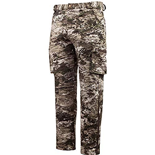 Huntworth Men's Mid Weight Soft Shell Hunting Pants, Tarnen Camo, Medium