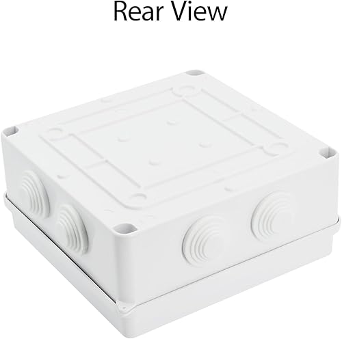 Miniatura 167 de LeMotech Caja de conexiones, plástico ABS IP55 resistente al agua y al polvo, caja eléctrica universal, caja de proyectos para exteriores e