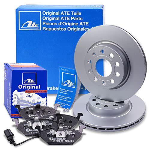 ATE Bremsenset Vorderachse inkl. Bremsscheiben vorne Ø 280 mm und Bremsbeläge
