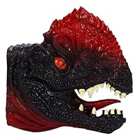 BESTonZON Dinosaur Head Hand Puppet Glove with Articulated Jaw Realistic Animal for Imaginative Role Play and Preschoolers