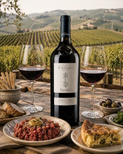 Lo Zoccolaio Barbera d'Alba DOC Superiore Sucule Piedmont Red Dry Wine with Wood Case - 1x750 ml 2 Lo Zoccolaio Barbera d'Alba DOC Superiore Sucule Piedmont Red Dry Wine with Wood Case - 1x750 ml
