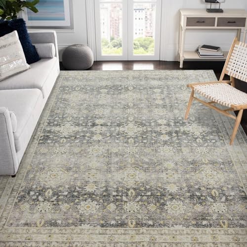 Carvapet Hallway Runner Rug 60x210cm Soft Microfiber Long Kitchen Mat Non Slip Washable Area Runner Rug Floor Carpet for Entryway Laundry Living Room(Orange)
