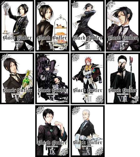 Black Butler Manga Set Vol 1-9 by Yana Toboso