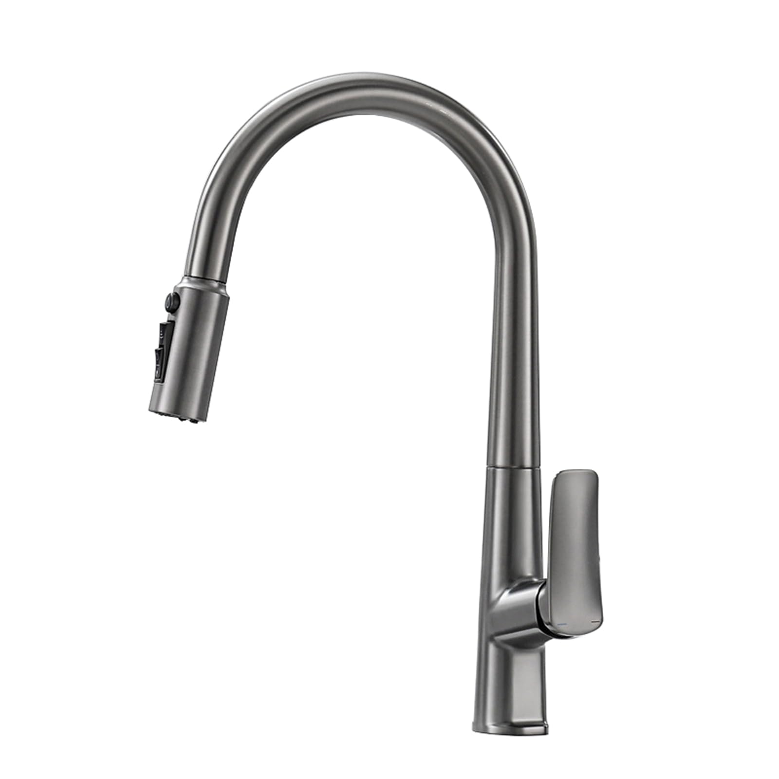 HTTGDGDH 3Way Kitchen With Black Finish 3In1 Multifunction Sink Tap For Osmosis Water Filtration And Shower Extendable Design Modern Home Upgrade,Gris Pistola