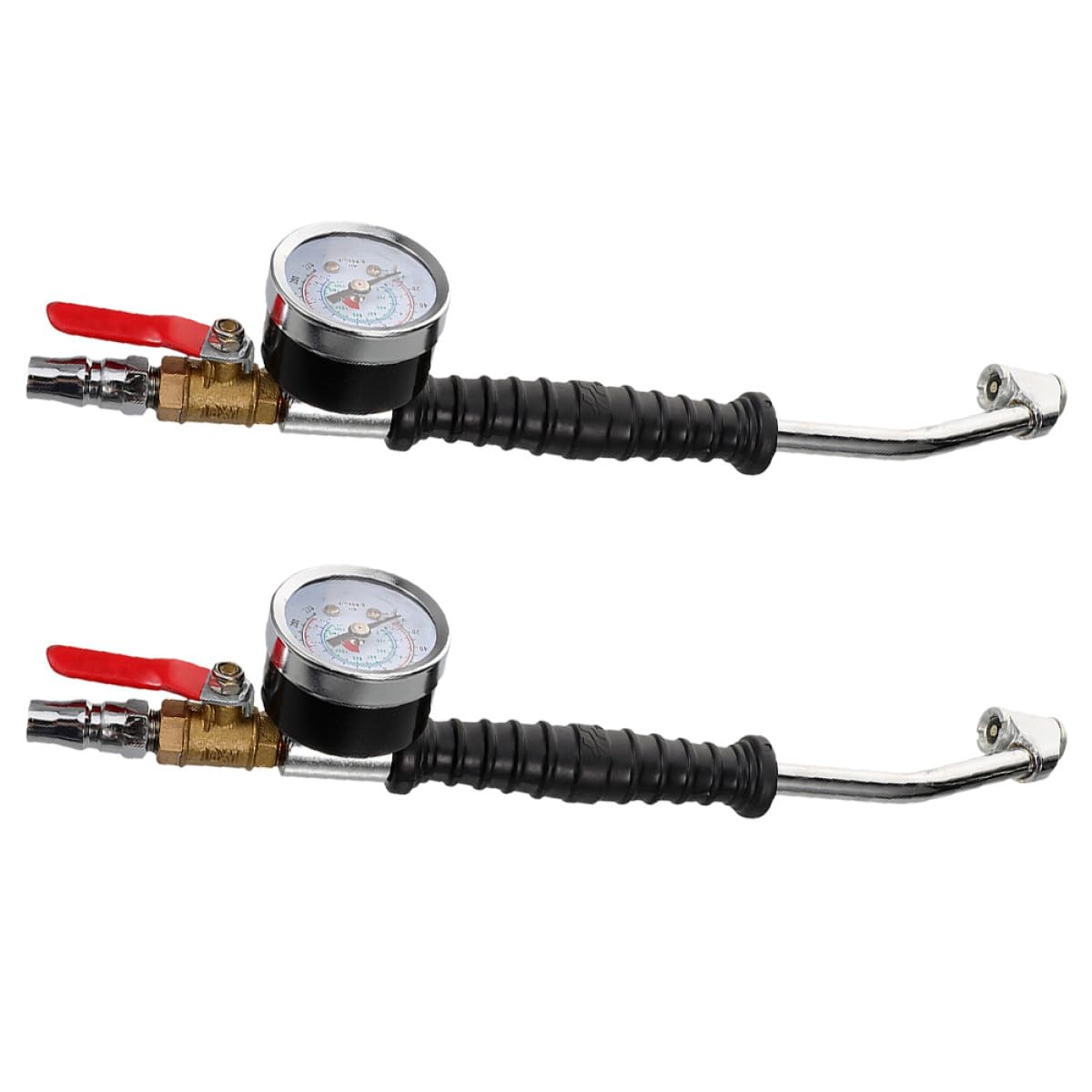 Reifenfülladapter Kunststoff Legierung mit Manometer