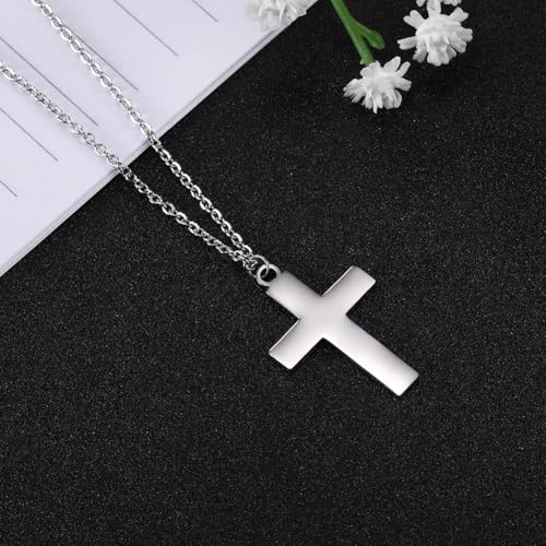 Collier Crucifix Argent 925 : cadeau de Noël et Thanksgiving idéal avec pendentif croix