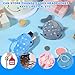 Matwsec 2PCS Whale Shark Coin Purse Cute Coin Pouch Funny Kawaii Shark Wallet for Women Girls