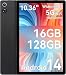 MUISOO 10 Inch Android 14 Tablet, 16GB RAM, 128GB ROM (Expandable to 1TB), Octa-Core Processor, 1280 * 800 IPS HD Touchscreen, 5G/2.4G WiFi, BT 5.0, Dual Camera, 2 Speaker Black