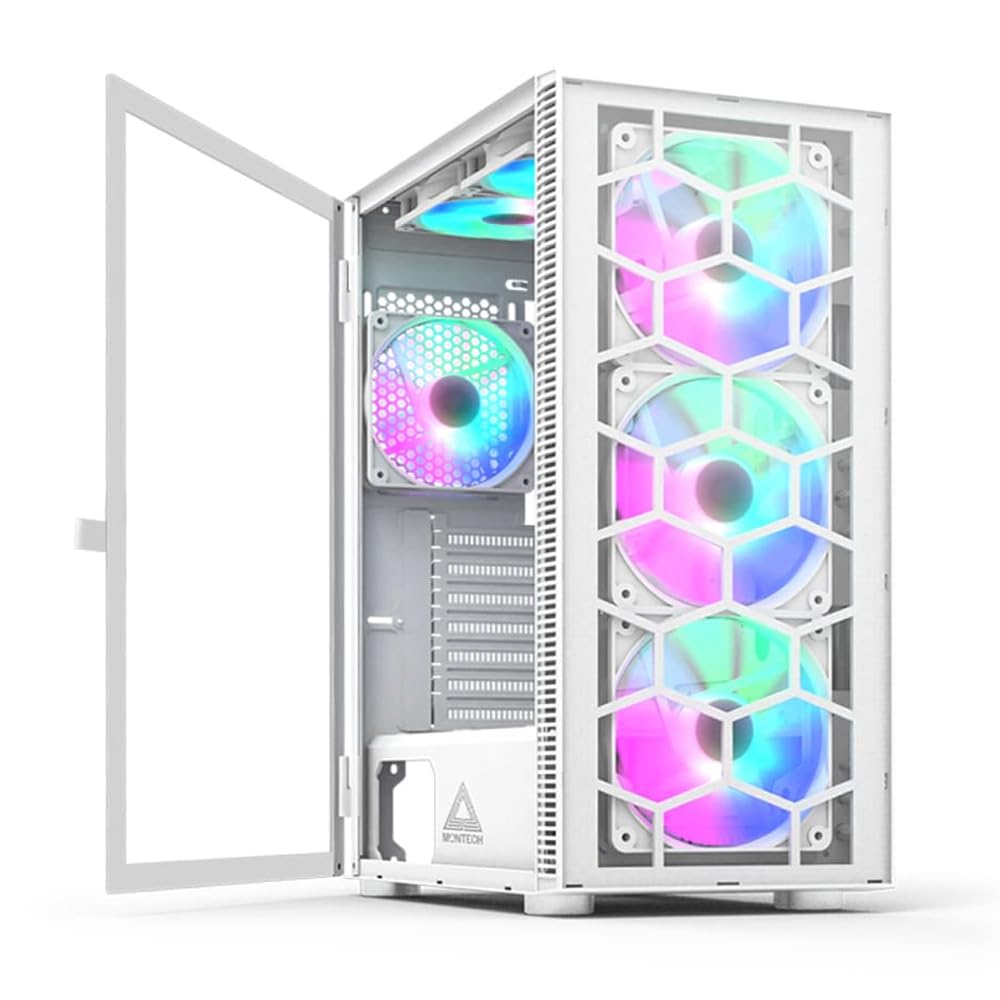 Apex Gaming PC - Intel Core i7-14700F | GeForce RTX 5060 8GB GPU | 16GB DDR5 RAM-1TB NVMe SSD | 240mm Liquid Cooler-B760 MB-650W 80+ PSU | WiFi-BT-Windows 11 Pro | Desktop Computer