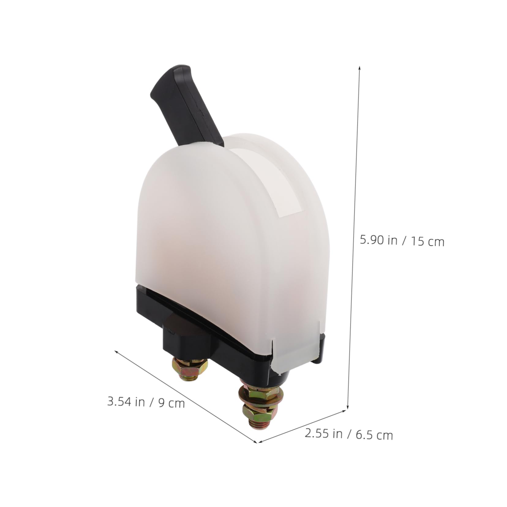 Amosfun User-Friendly Marine Battery Disconnect Switch High Cut Off Boat Battery Cut Off Main Automotive Supply Accessory