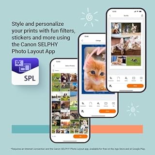 Canon SELPHY QX20 Compact Photo Printer Dark Gray