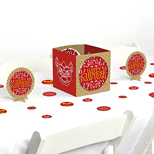 Big Dot of Happiness Chinese New Year - Lunar New Year Party Centerpiece and Table Decoration Kit