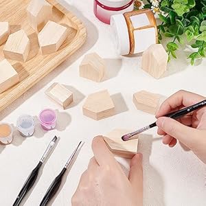 OLYCRAFT 12Pcs 4Sizes Unfinished Wood House Shaped Blocks Arrow Shape Wooden Tray Plates Blank Wooden Cutouts Farmhouse Wood Craft for Home Kitchen Office Shelf Coffee Bar Decor OLYCRAFT 12Pcs 4Sizes Unfinished Wood House Shaped Blocks Arrow Shape Wooden Tray Plates Blank Wooden Cutouts Farmhouse Wood Craft for Home Kitchen Office Shelf Coffee Bar Decor