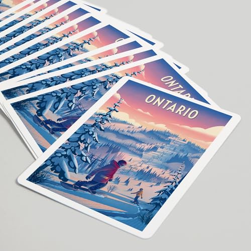 Lantern Press Naipes Póker 52 Cartas Snowboarding miniatura 5