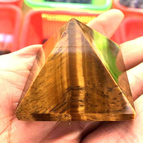 Pirámide de cristal de ojo de tigre natural - Piedra preciosa pulida