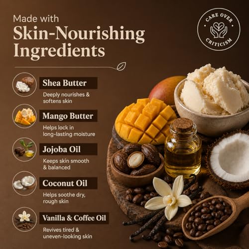 Image of Velvet Roast Body Butter | Enriched with Vanilla, Coffee Oil & Shea Butter | Deep Hydration, Lightweight | No synthetic fragrances, Non-greasy | Suitable for Dry, Combination Skin, 90gm