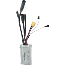 Ebike Controller 24V 36V 48V, 17A Sine Wave Motor Driver, 3-Mode Brushless Regulator for Electric Bicycle and Scooter, Compatible with Hall