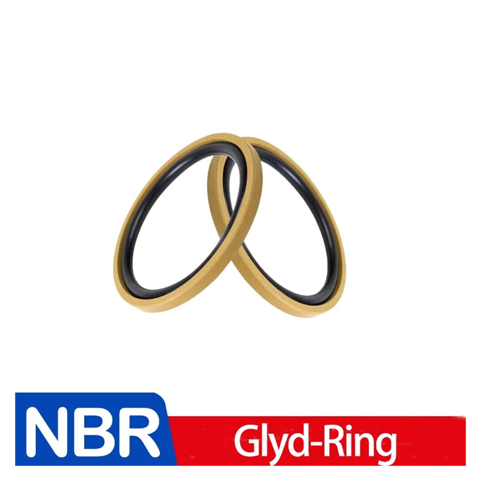 1 sello alternativo de cilindro hidráulico, anillo de PTFE y junta tórica NBR.(105x94x4.2mm)