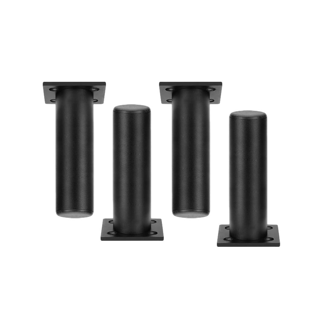 Patas para muebles negras de 20 cm regulables para sofás y armarios