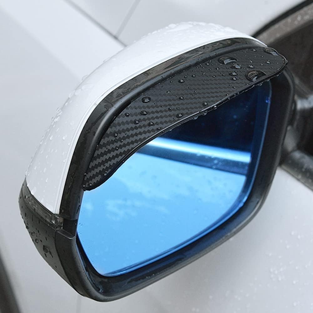 2 Pcs Car Side Mirror Rain Guard for MG 3 Hybrid+ (MG3) 2024-2025, Car Rearview Mirror Snow Cover Automotive Rain Eyebrow Accessories