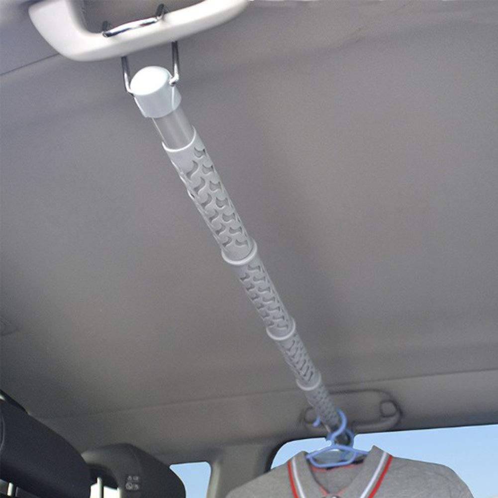 Auto Erweiterbare Kleiderbügelstange, Auto-Kleiderstangenstange, Strapazierfähige, Rutschfeste, Langlebige Kleiderstange Für Die Reise, 87-162 Cm, 1St