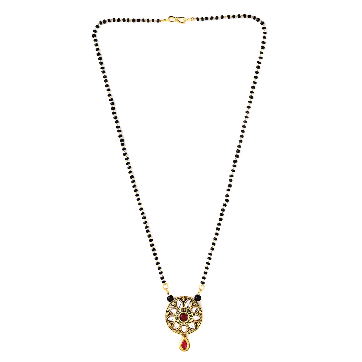 Traditional Plated Circle Charm Mangalsutra, Women's
