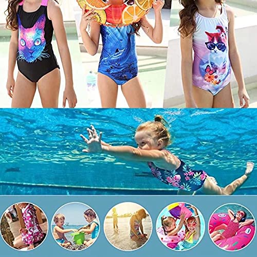 Afpanqz Cute Pug Dog Print Girls One Piece Bathing Swimsuit Beach One Piece Swimwear 13-14 Years V Neck V Back Breathable Swimwear Soft Sleeveless Monikini Bathing Suit For Girlstoddler #TOP5