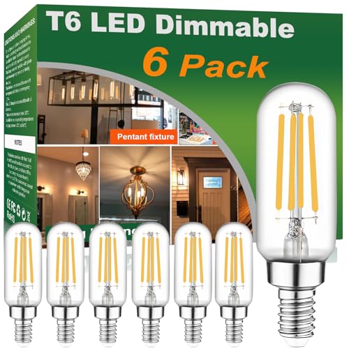 Vinaco T6 LED Edison Bulb for Chandelier
