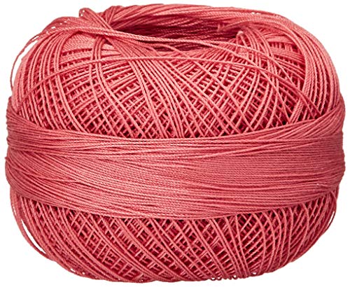 Hilo de algodón Lizbeth tamaño 80 Coral Rosa Oscuro miniatura 1