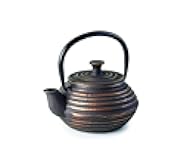 IBILI Cast Iron Tea Pot Kuta 0.30 Litre, One Size, Brown Golden