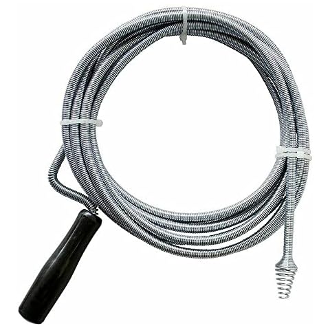 Long Flexible Metal Drain and Waste Pipe Unblocker (7 Meter Drain and Waste Pipe Unblocker) Cover