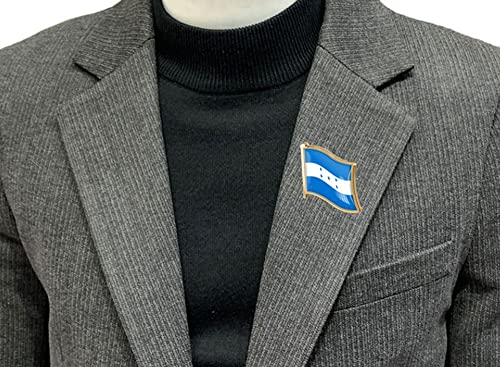 Image of vmcoatdu Country Flag Pin Badge International Travel Brooch Metal Alloy Souvenir Pin for Hat Clothes Backpack