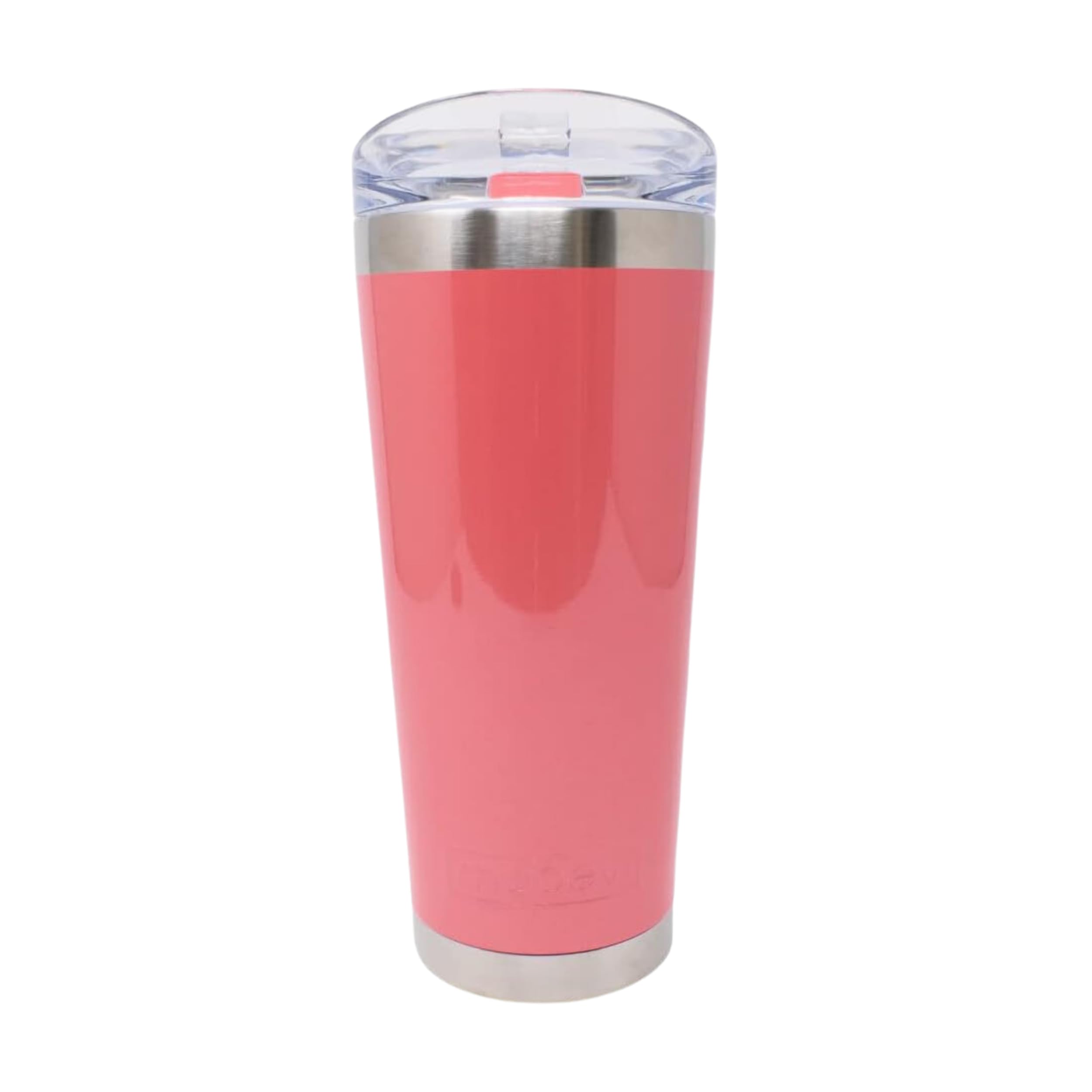 MyBevi Classic Premium Stainless Steel Tumbler with 12-Hour Temperature Control, Tritan Lid, and BPA-Free Construction | Coral Classic, 26 oz